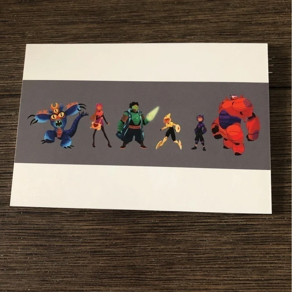 Disney Movie Postcards: Big Hero 6, 5 pack.